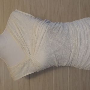 American living laced fitted dress